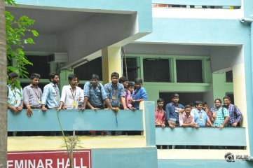 Nene Raju Nene Mantri Movie Team at K L University